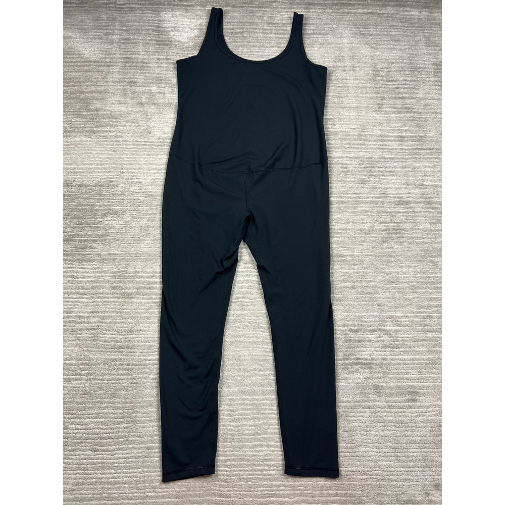 Isabel by Ingrid & Isabel Jumpsuit Women L Black Maternity Active Tank Legging